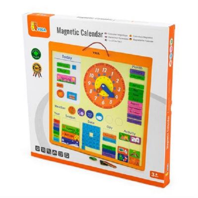 Розвиваюча іграшка Viga Toys Календар магнітний англ. (50377) | Зображення 1