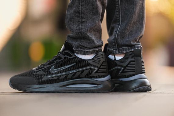 Кросівки чоловічі Nike «Full Black» | Зображення 4