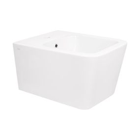 Биде подвесное Qtap Crow 520х360х290 White QT05555370W