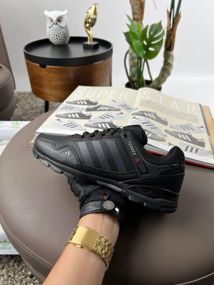 Мужские кроссовки  Terrex Leather Black Grey , Вьетнам 43 27 | Зображення 6