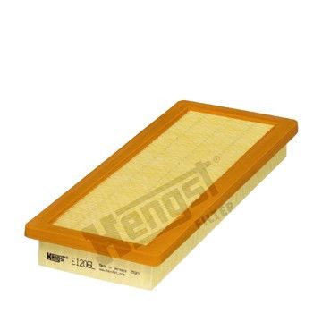 Фильтр воздушный Citroen C4 / Peugeot 207/308 1.6 i 06-, Hengst, E1206L,