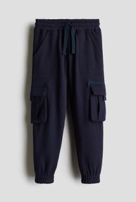 Дитячі спортивні штани-джогери карго для хлопчика H&M 98 см Темно-сині (26012201B)