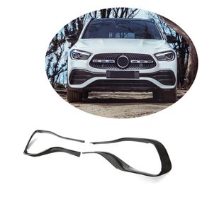 Накладки на передній бампер V2 (для AMG/AMG-Line, Карбон) для Mercedes GLA H247 2020- рр