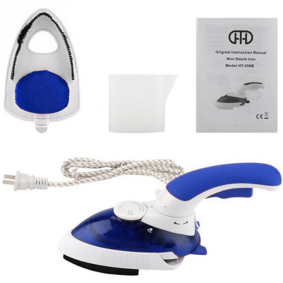Отпариватель Mini Steam Iron HT-558B. VA-587 Колір синій | Зображення 7