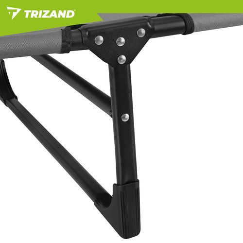 Складаний садовий шезлонг 192x68x28 см Trizand 27633 | Зображення 3