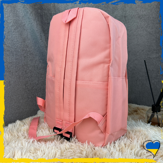 Набір 4 в 1. Рюкзак жіночий рожевий + клатч + шопер | Зображення 3