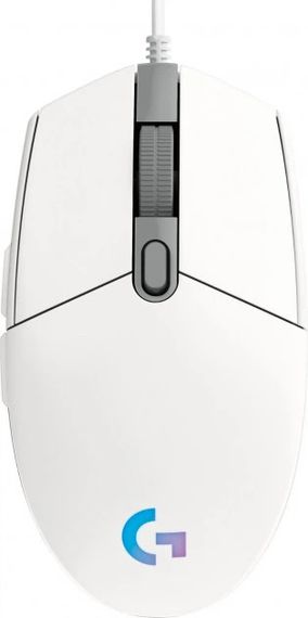 Мышь компьютерная безпроводная Logitech G102 Lightsync USB White L910-005824 белая | Зображення 1