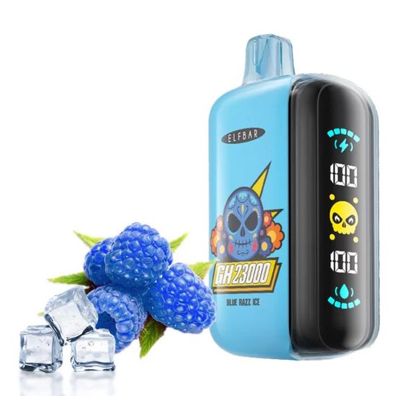 ELF BAR GH 23000 смак Синя малина (Blue Razz Ice)