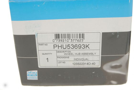 Підшипник маточини задньої Peugeot 407 04- 508 11- 607 04- PHU53693K | Зображення 3