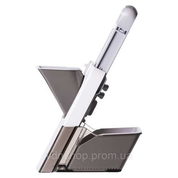 Овочерізка ручна універсальна з контейнером 19×12.5×34 см слайсер для овочів кухонна овочерізка HP-8-67 | Зображення 6