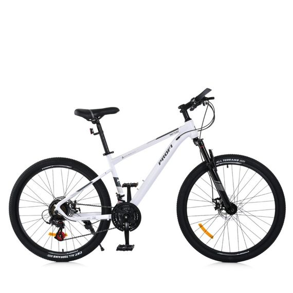 Велосипед SKD75 MTB 2605-2, 26 дюймів, сталева рама 16 Sunrun 24SP білий | Зображення 6