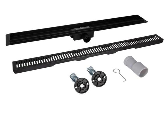 Лінійний трап Qtap Taurus FA600MBLA із нержавіючої сталі, з сухим затвором QTTAUFA600MB | Зображення 4