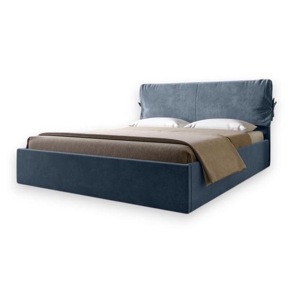 Двоспальне ліжко з м`яким узголів`ям LION Порто Парадіз 96 160х200 см (LION-041750) | Зображення 1