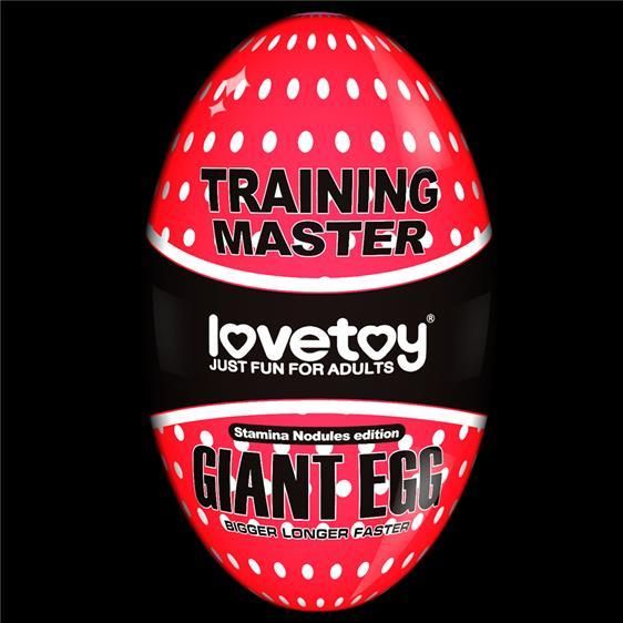 Мастурбатор - Traning Master Giant Egg Masturbator Red sexstyle
