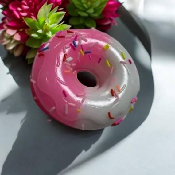 Антистресс Пончик сквиш таба ароматизированный LD-3 Розовый