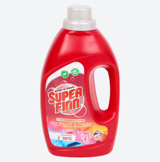 Рідина для прання Superfinn Protect & Care 42 прань, 1,5 л | Зображення 1