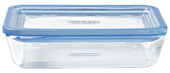 Форма з кришкою Pyrex Pure Glass, 19x14x5 см (0.8 л) | Зображення 1
