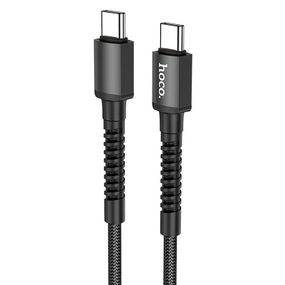 Дата кабель Hoco X71 "Especial" Type-C to Type-C 60W (1m) Черный
