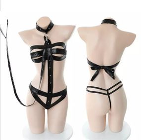 Эротическая портупея черного цвета. Универсальный размер