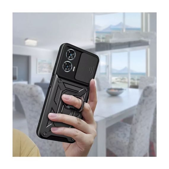 Чохол до мобільного телефона BeCover Military Motorola Moto G85 Black (712163) | Зображення 3