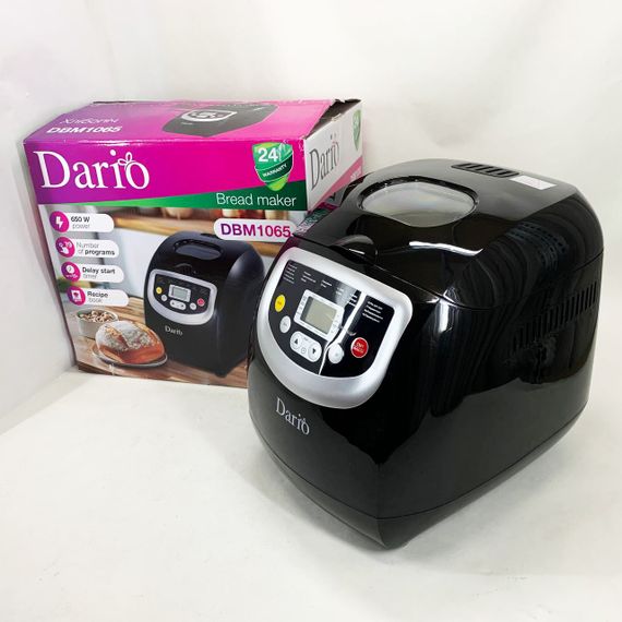 Хлебопечки для бездрожжевого хлеба DARIO DBM 1065 600 Вт, 19 програм, Свежий хлеб дома TQ-58 | Зображення 3
