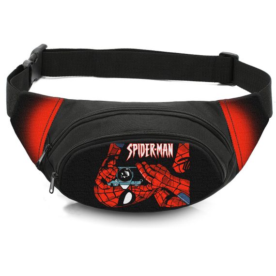 Сумка-бананка дитяча з принтом Людина-павук поясна сумка для хлопчика (4681)