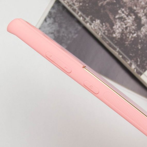 Шкіряний чохол Xshield для Samsung Galaxy S21 Ultra Рожевий / Pink | Зображення 3