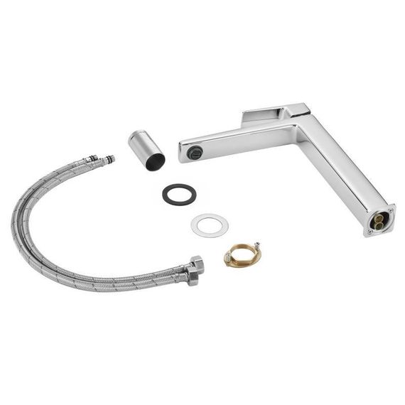 Змішувач латунний для раковини Lidz Orion 001FH високий (k25) LDORI001FHCRM48096 Chrome | Зображення 5