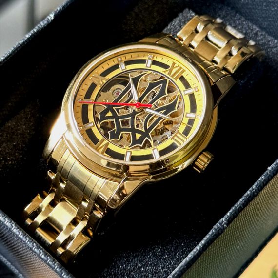 Класичний чоловічий годинник Awarder 025 Sharp Gold-Gold | Зображення 2