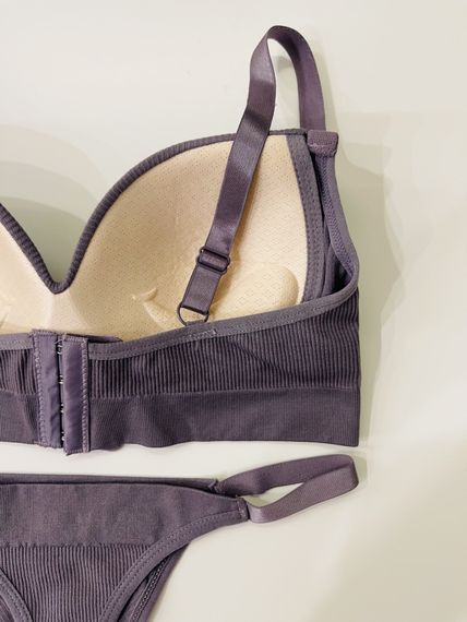 Комплект бюстгальтер і трусики Beisdanna 1306 Бузковий One Size | Зображення 5
