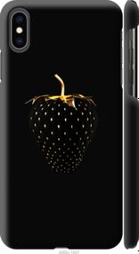 Чохол на iPhone XS Max Чорна полуниця "3585m-1557-24368"