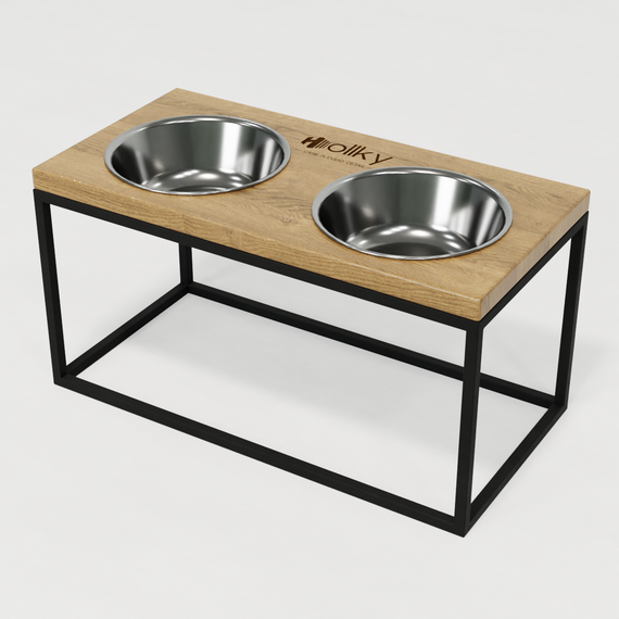 Миски на подставке для средних и больших собак Hollky Base L (2 × 0,95 л) BL-422120-BLNT | Зображення 11
