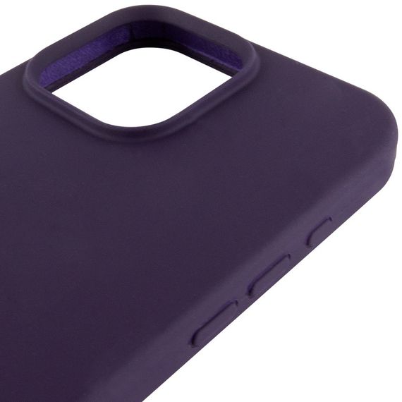 Чохол Silicone Case Full Protective (AA) NO LOGO для Apple iPhone 16 Pro (6.3") Фіолетовий / Elderberry | Зображення 3