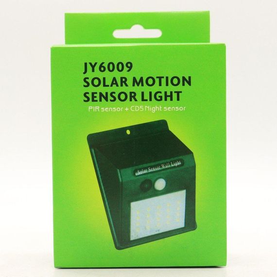 Вуличний LED світильник із сонячною панеллю / Фасадний прожектор / Ліхтар на вулицю | Зображення 8