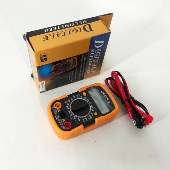 Мультиметр DT-830 LN з підсвічуванням та звуком ABaTap до 750 В Помаранчевий, тестер для вимірювання напруги | Зображення 9