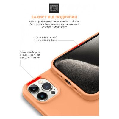 Чехол для мобильного телефона Armorstandart ICON2 MagSafe Apple iPhone 15 Pro Max Orange Sorbet (ARM72753) | Зображення 4