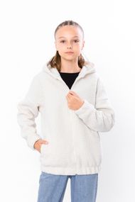 Джем-куртка для дівчинки (підліткова) Носи своє 140 Білий (p-12379-137695)