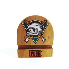 Підставка тримач для мобільного телефону, смартфона, планшета PUBG logo Майстерня містера Томаса 10х12см