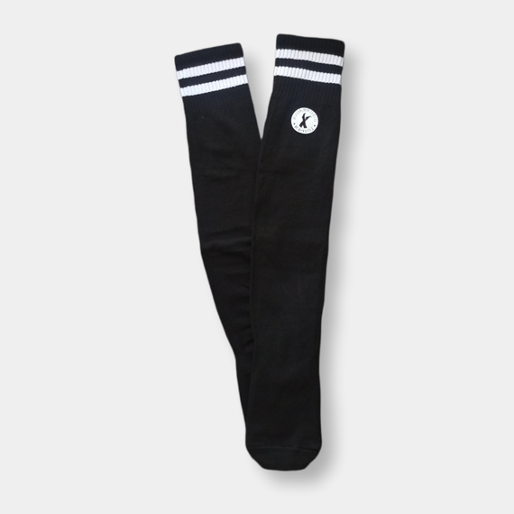 Футбольні гетри дитячі унісекс ТМ TwinSocks Чорний, 22-24(33-37)