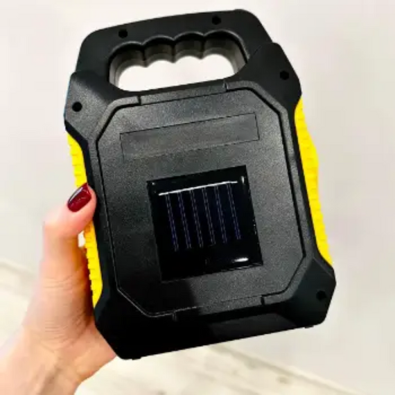 Ліхтар на сонячній батареї і павербанк, Портативний світлодіодний ліхтар   знижка | Зображення 5