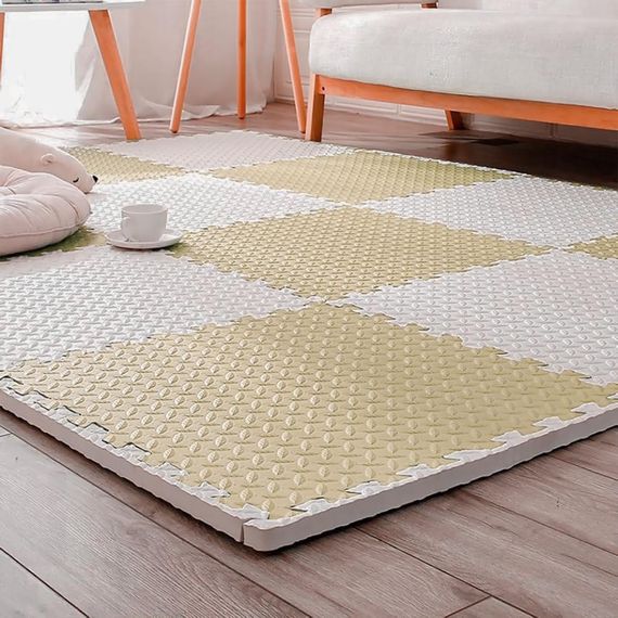 Підлогове покриття WHITE+BEIGE 60*60cm*2cm (D) SW-00001846 | Зображення 5