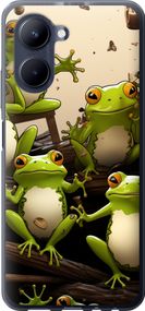 Чехол на Realme C33 Жабки "5656u-2870-17620"