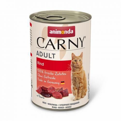 Влажный корм Animonda Carny для взрослых кошек, с говядиной, 400 г