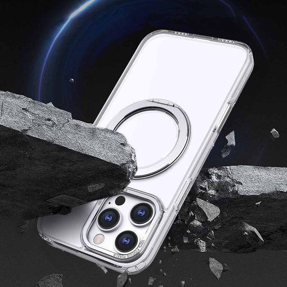 Чохол TPU+PC Empire with MagSafe and Ring для Apple iPhone 16 Pro (6.3") Clear | Зображення 3