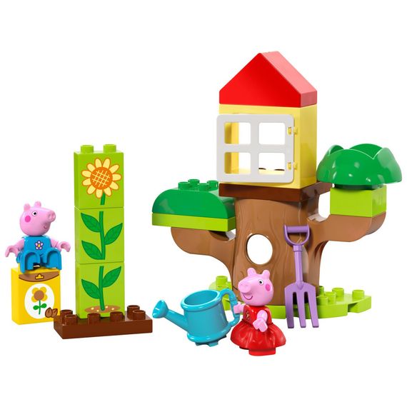 Конструктор LEGO DUPLO Peppa Pig Сад і будиночок на дереві Пеппи (10431) | Зображення 1