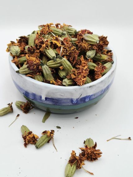 Бархатцы сушеные красные цветки , 25 г | Зображення 2