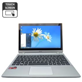 Нетбук Acer Aspire V5-112 / 11.6" (1366x768) TN Touch / AMD A4-1250 (2 ядра по 1.0 GHz) / 6 GB DDR3 / 160 GB HDD / AMD Radeon HD 8210 Graphics / WebCam б/в