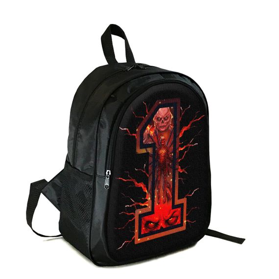 Рюкзак подростковый/школьный 38×28см с принтом Очень странные дела / Stranger Things на два отделения для мальчика, девочки (4413)