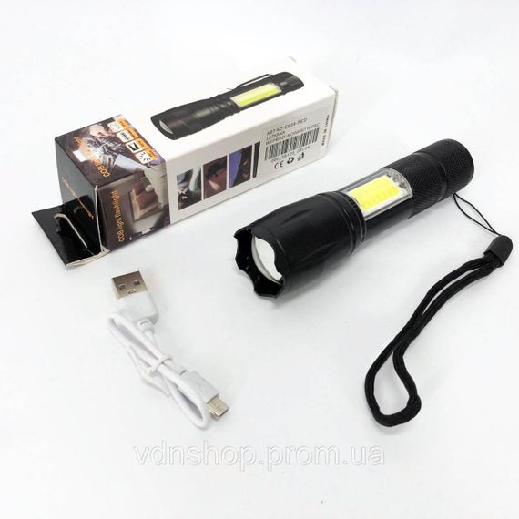 Потужний універсальний ліхтарик, Світильник зі світлодіодним зарядним портом, Тактичний ліхтар з діодом FT-20 | Зображення 7