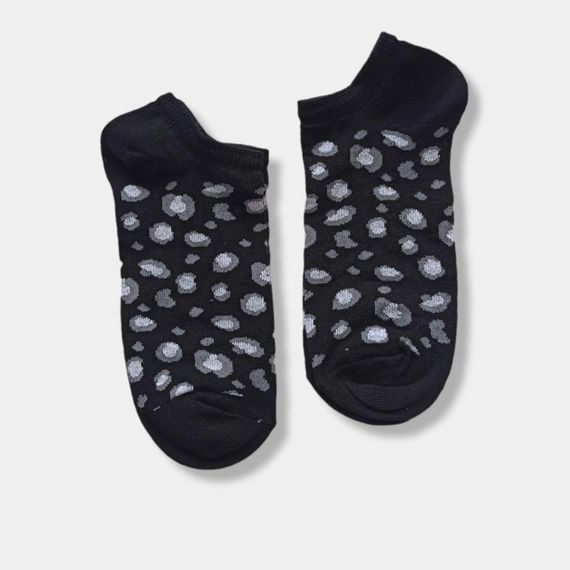 Короткі жіночі шкарпетки з леопардовим принтом р.-23-25(36-39) TwinSocks гірчиця | Зображення 1